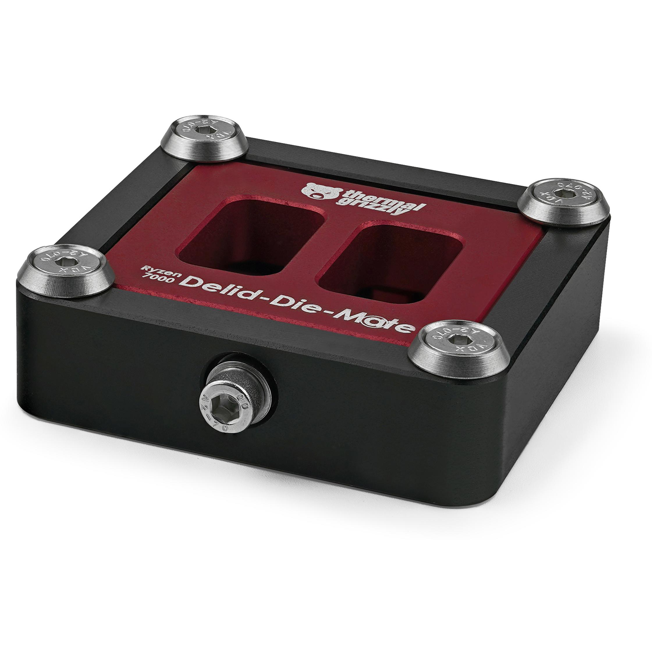 A large main feature product image of Thermal Grizzly Delid Die Mate - CPU Delidding Tool for AMD AM5