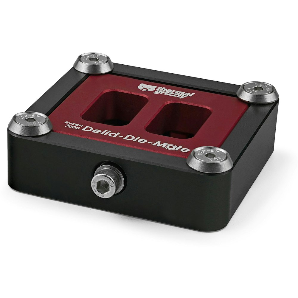 A large main feature product image of Thermal Grizzly Delid Die Mate - CPU Delidding Tool for AMD AM5