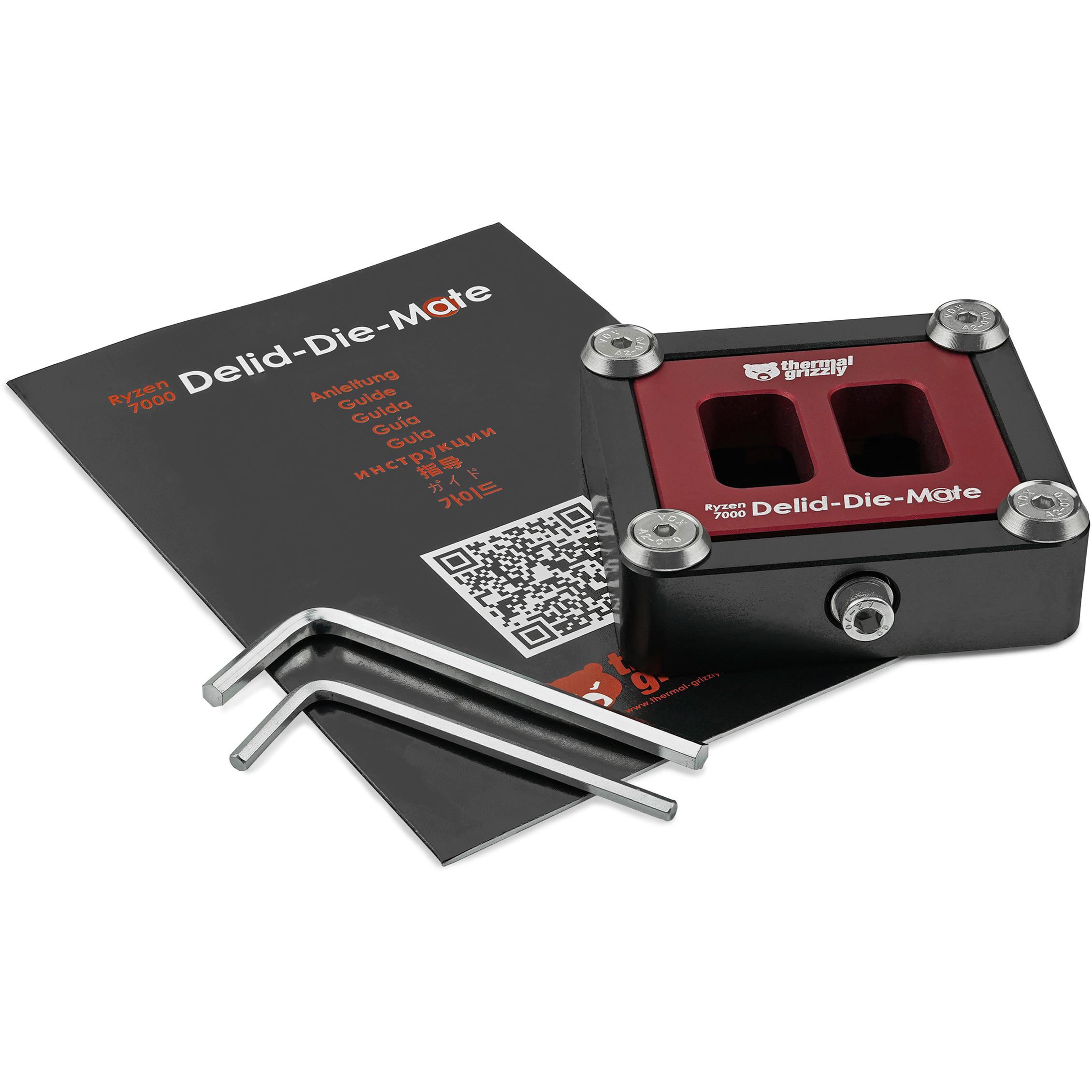 A large main feature product image of Thermal Grizzly Delid Die Mate - CPU Delidding Tool for AMD AM5