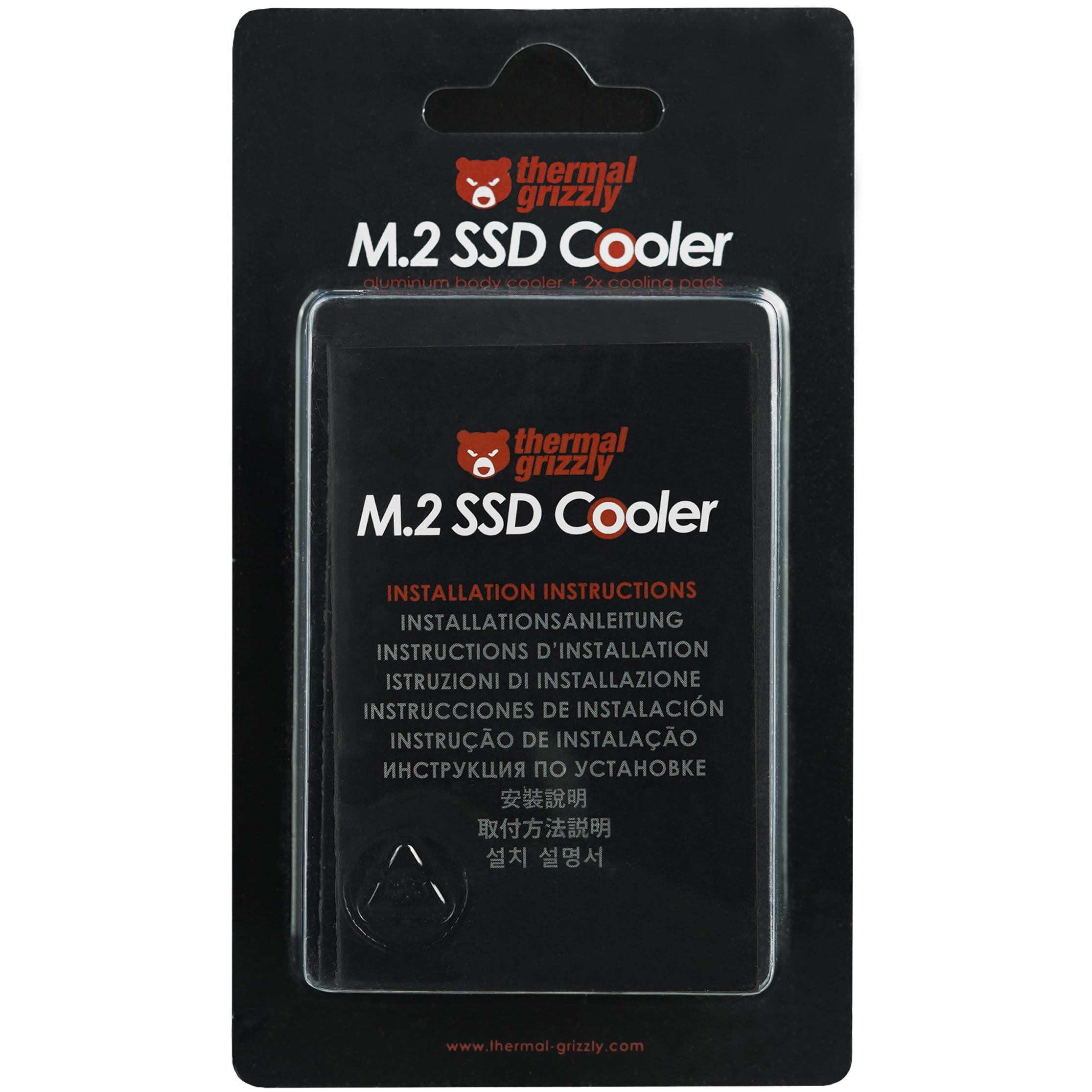 A large main feature product image of Thermal Grizzly SSD Cooler - M.2 Heatsink
