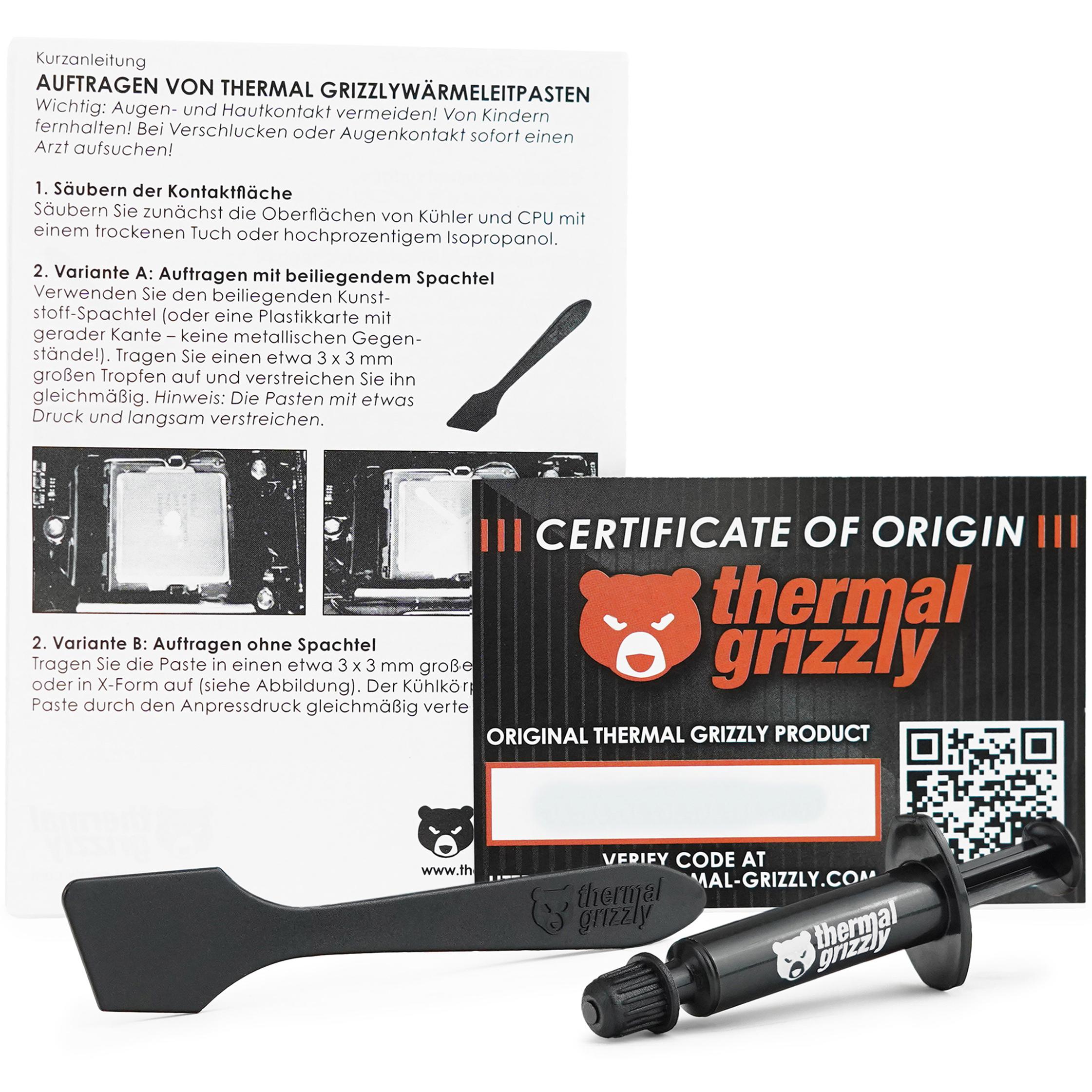A large main feature product image of Thermal Grizzly Kryonaut - High Performance Thermal Compound (1g)