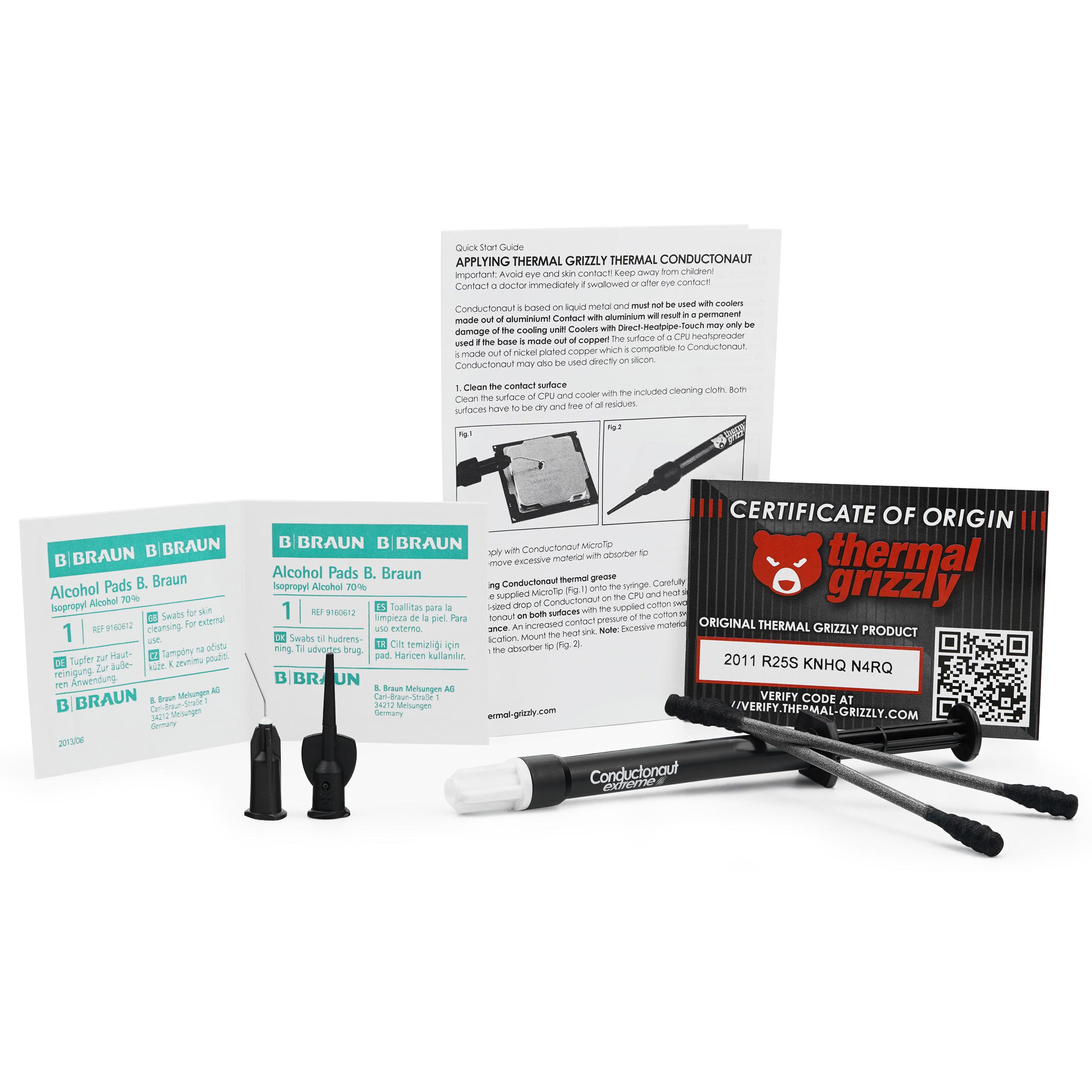 A large main feature product image of Thermal Grizzly Conductonaut Extreme - High Performance Liquid Metal (5g)