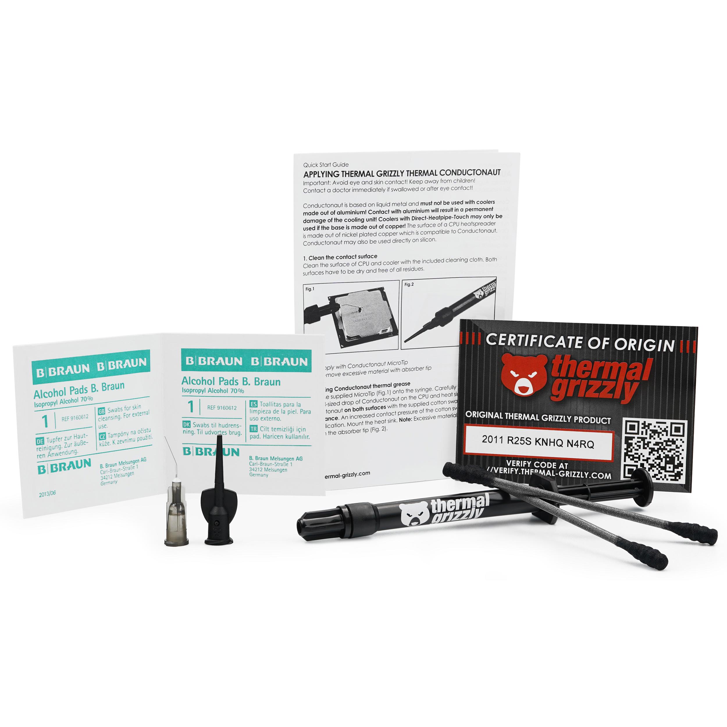 A large main feature product image of Thermal Grizzly Conductonaut - Performance Liquid Metal (5g)