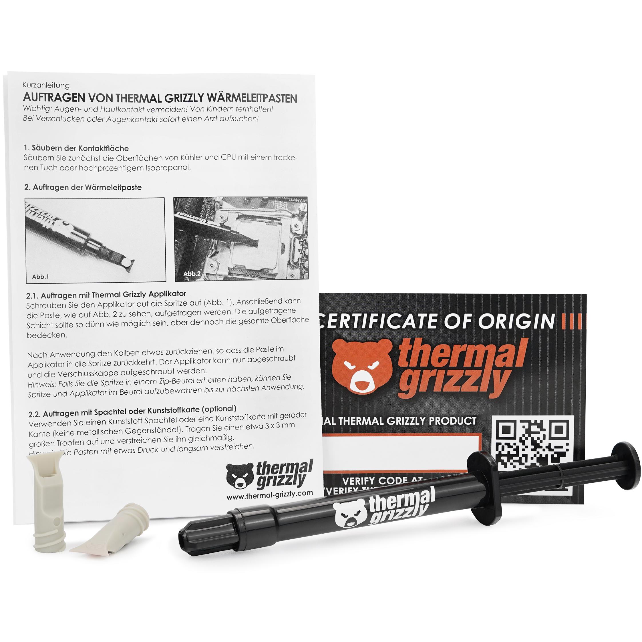 A large main feature product image of Thermal Grizzly Kryonaut Extreme - High Performance Thermal Compound (2g)