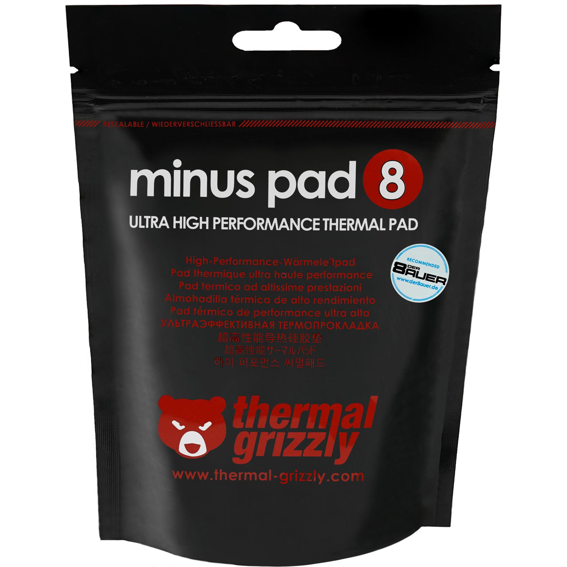 A large main feature product image of Thermal Grizzly Minus Pad 8 - 120x20 x 3.0mm Thermal Pad