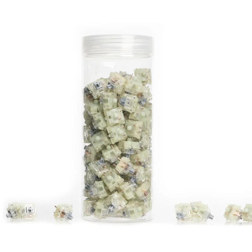 A large main feature product image of Cherry MX2A RGB Speed Silver - 45g Linear Switch Set (110pcs)