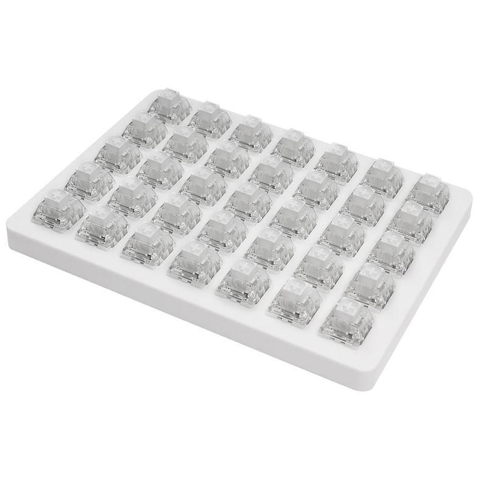 A large main feature product image of Kailh Box White - 45g Clicky Switch Set (110pcs)