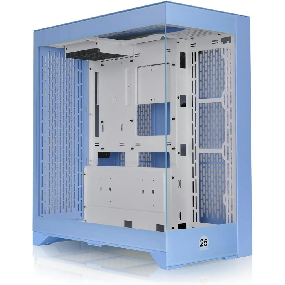 A large main feature product image of Thermaltake CTE E600 MX - Tempered Glass eATX Mid Tower Case (Hydrangea Blue)