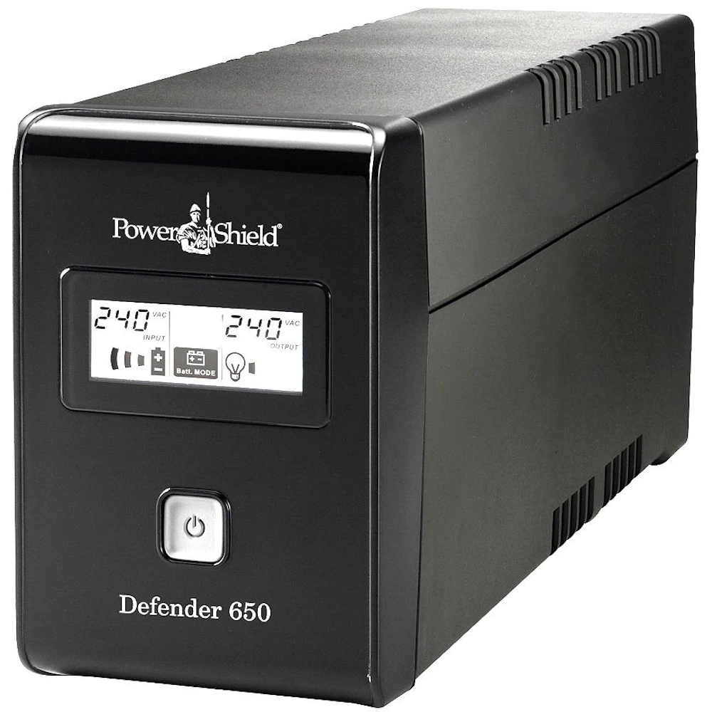 PowerShield Defender 650VA - LCD AVR Line Interactive UPS