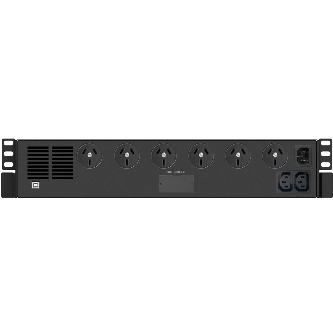 A large main feature product image of PowerShield Defender Rack 800VA - AVR Line Interactive Rackmount UPS