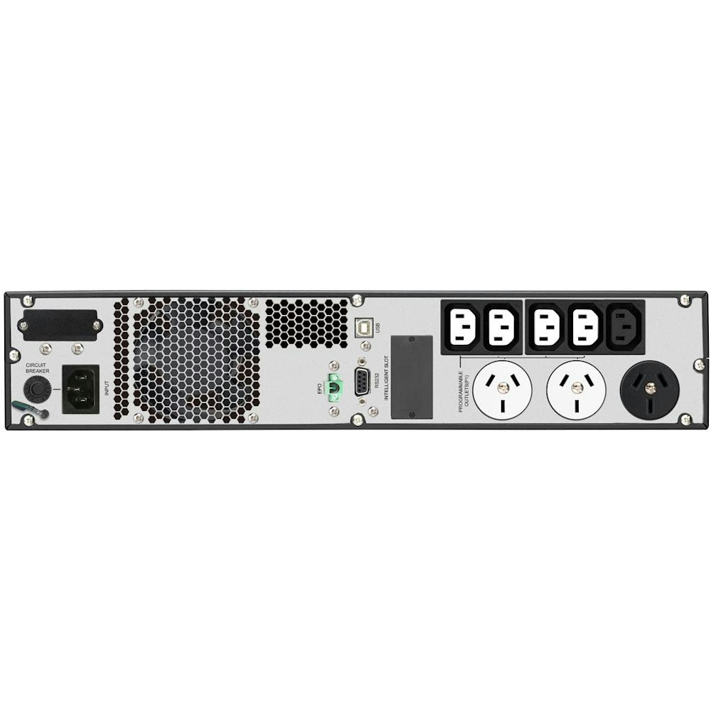 A large main feature product image of PowerShield Commander RT 2KVA - AVR Line Interactive Rack/Tower UPS