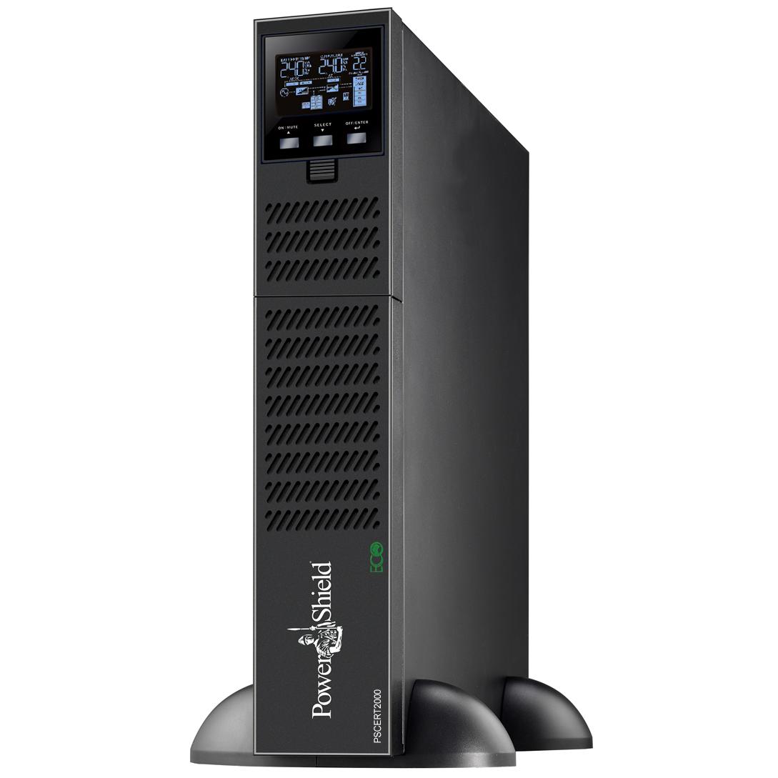 A large main feature product image of PowerShield Centurion RT 2KVA - True Online Pure Sine Wave Rack/Tower UPS