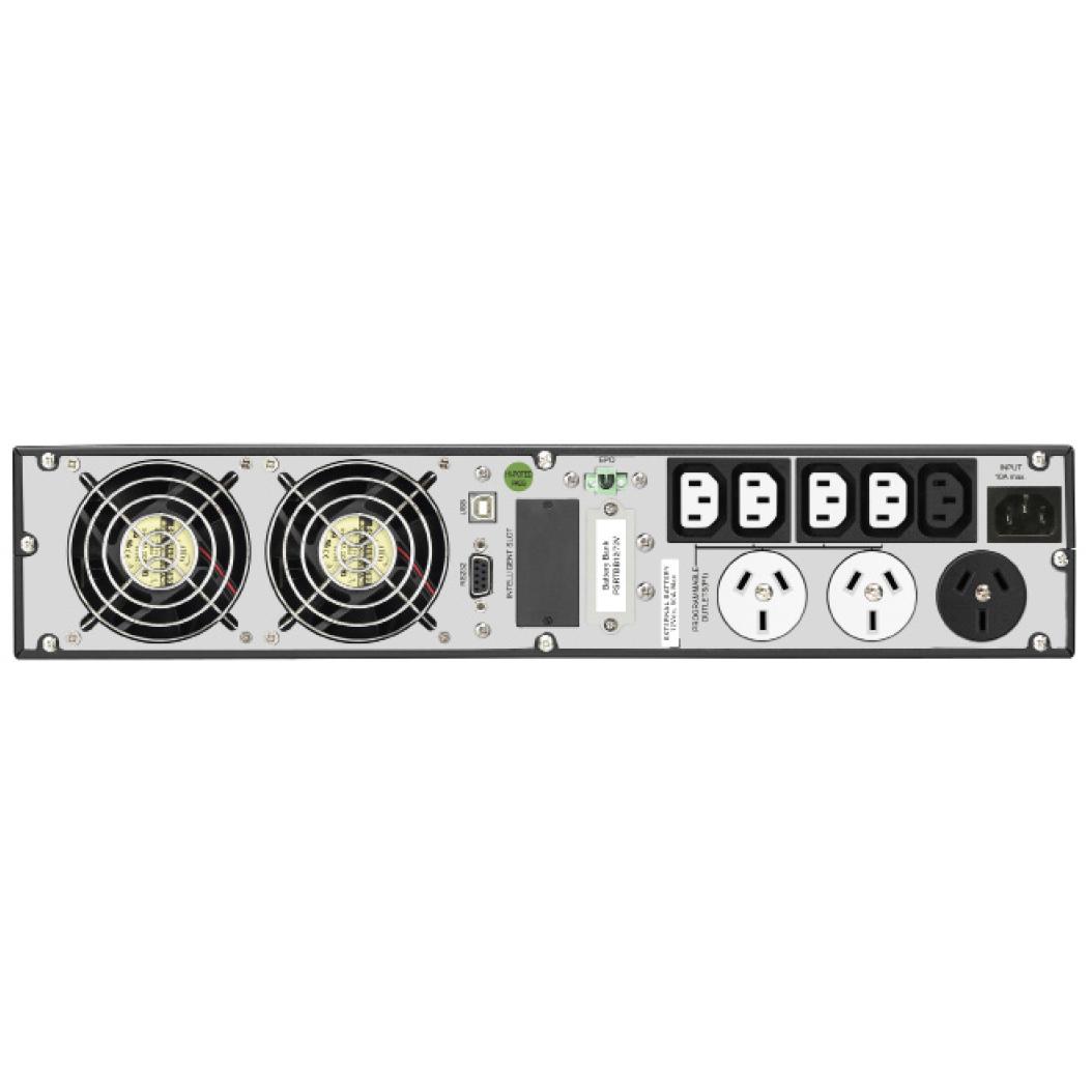 A large main feature product image of PowerShield Centurion RT 2KVA Short Base - True Online Pure Sine Wave Rack/Tower UPS