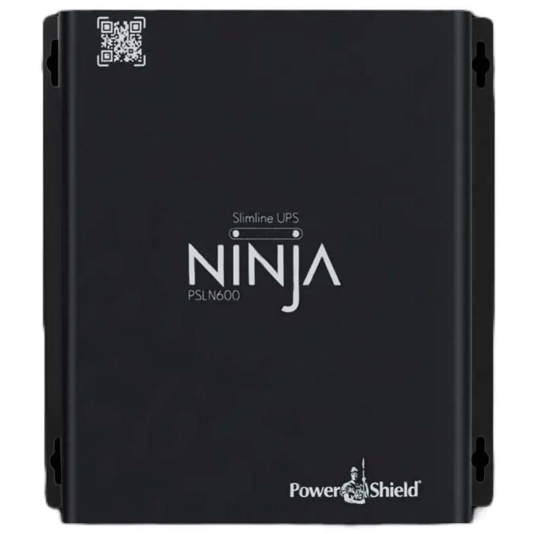 A large main feature product image of PowerShield Ninja 600VA LiFePO4 Slimline UPS