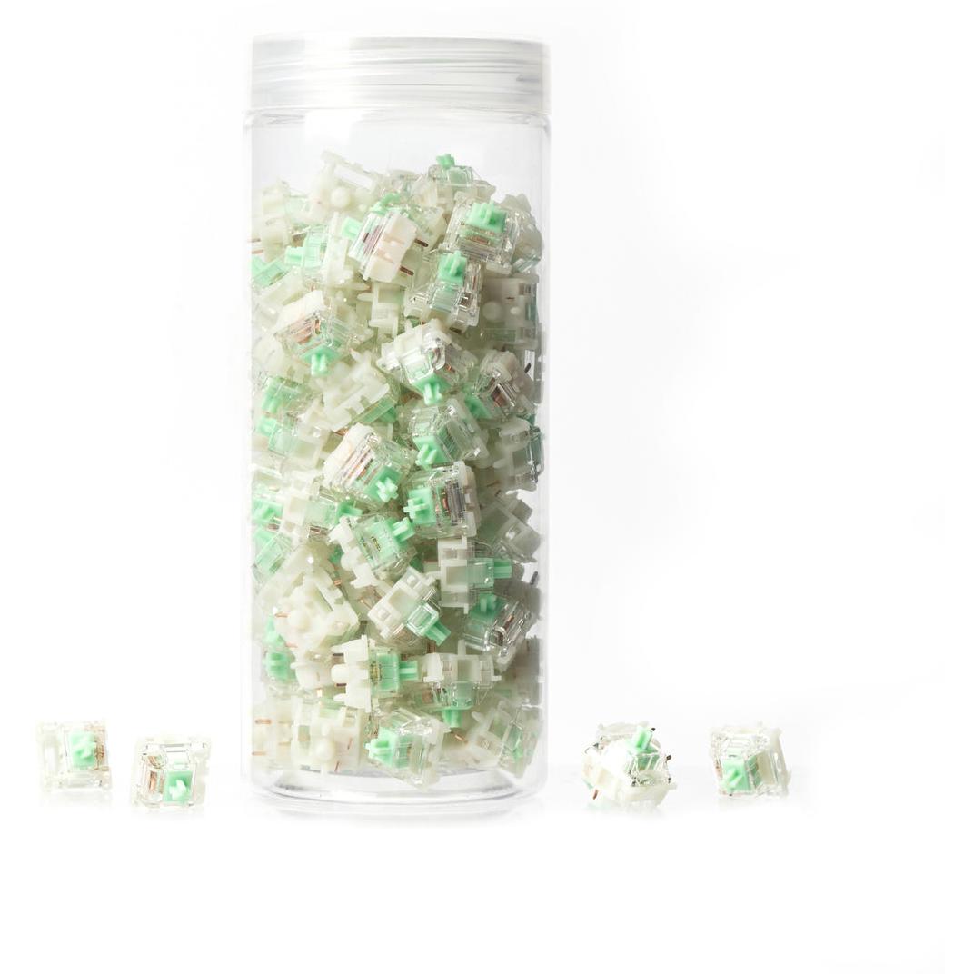 A large main feature product image of Gateron Baby Kangaroo - 59g Tactile Pre-Lubed Switch Set (110pcs)