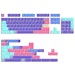 A product image of Keytok Cherry Back in Game Purple - Dye-Sub PBT Keycap Set (152pcs)