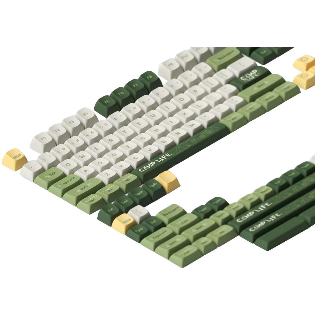 A large main feature product image of Keytok KDA Camp Life - Dye-Sub PBT Keycap Set (142pcs)