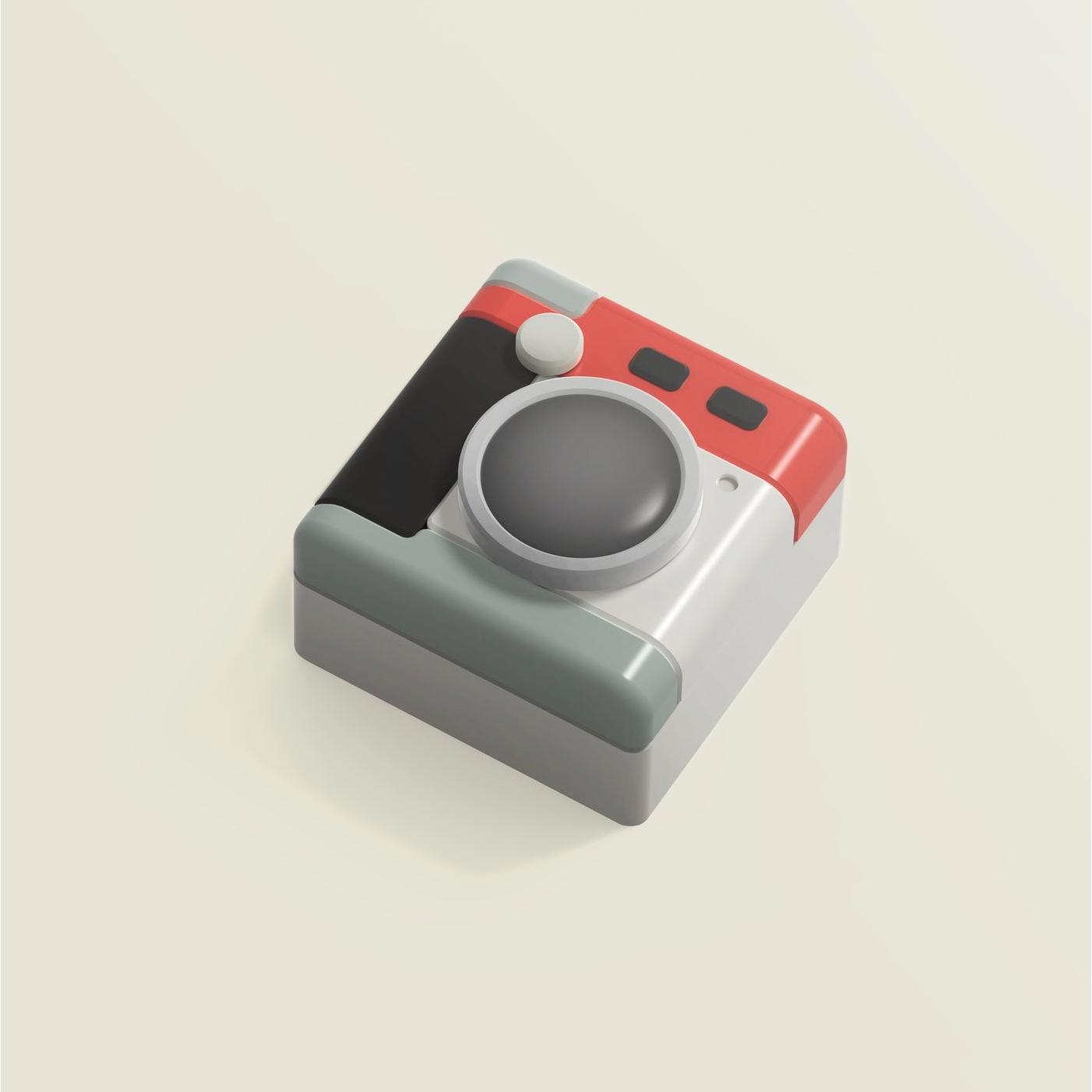 A large main feature product image of Keytok x NuPhy Turn to 90's Smile - Dye-Sub PBT Keycap Set with Resin Artisan Keycap (162pcs)