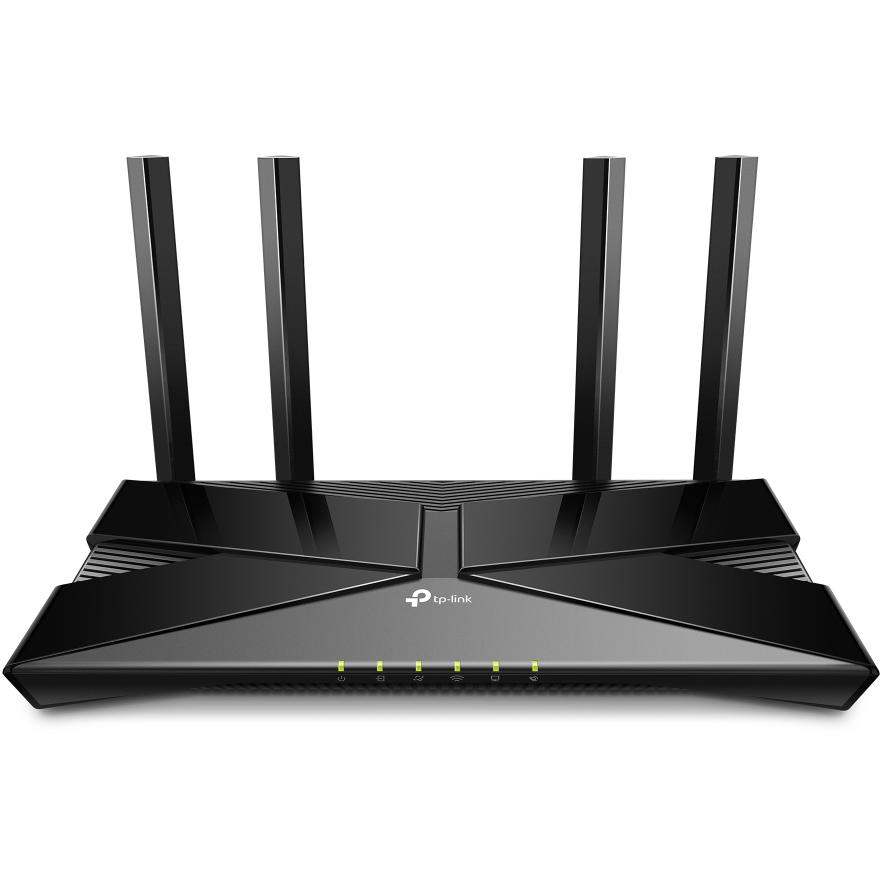 A large main feature product image of TP-Link Archer VX1800v - AX1800 Dual-Band VDSL/ADSL Wi-Fi 6 Modem Router