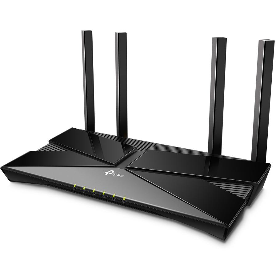 A large main feature product image of TP-Link Archer VX1800v - AX1800 Dual-Band VDSL/ADSL Wi-Fi 6 Modem Router