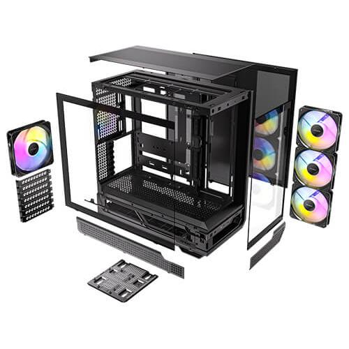 A large main feature product image of Antec C7 ARGB - Mid Tower Case (Black)