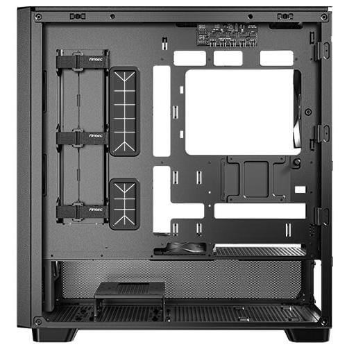 A large main feature product image of Antec Flux - Mid Tower ATX Case (Black)