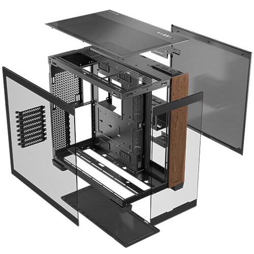 A large main feature product image of Antec C8 - Tempered Glass Full Tower Case (Wood)