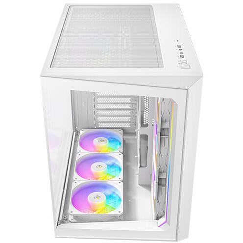 A large main feature product image of Antec C5 ARGB - Tempered Glass Mid Tower Case (White)