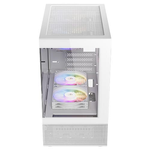 A large main feature product image of Antec CX200M RGB Elite - Micro Tower Case (White)