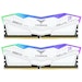 A product image of Team T-Force Delta RGB 16GB Kit (2x8GB) DDR5-6000 C38 (White)