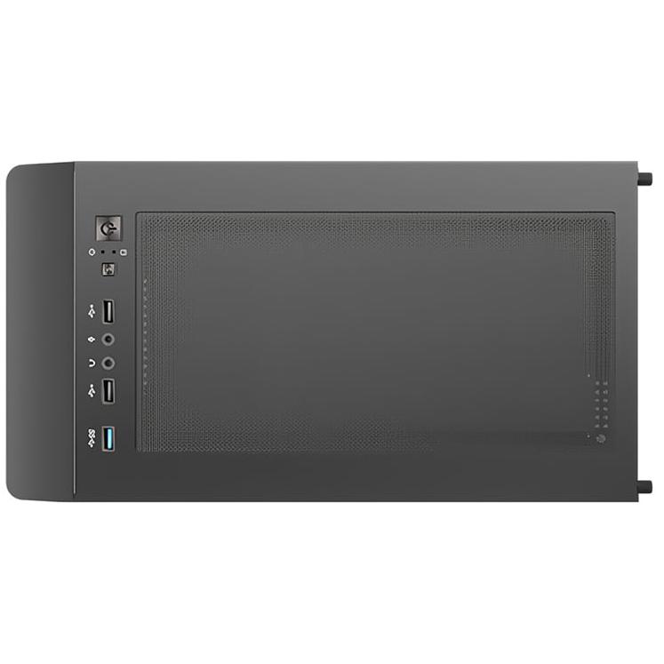 A large main feature product image of Antec NX500M ARGB - Micro Tower Case (Black)