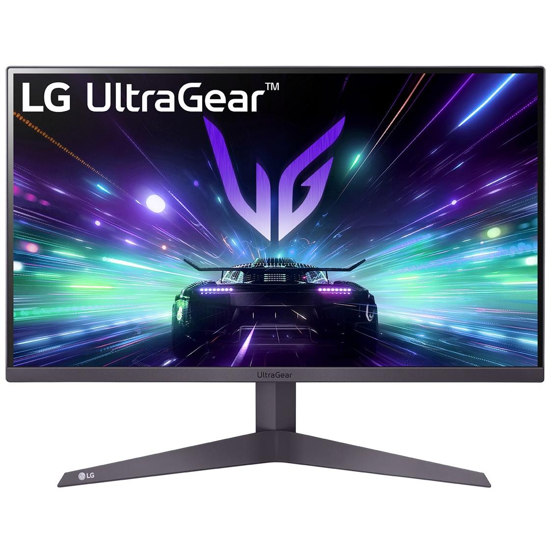 A large main feature product image of LG UltraGear 24GS50F-B 24" 1080p 180Hz VA Monitor