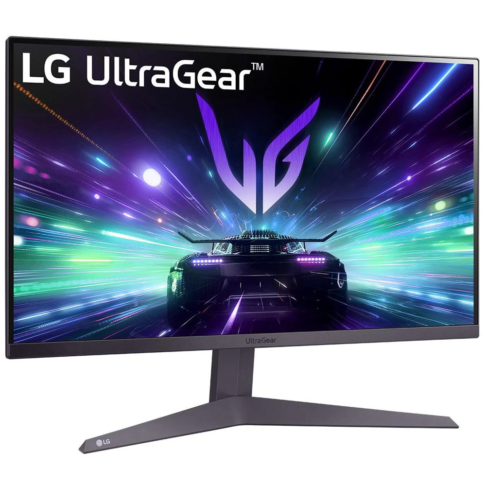 A large main feature product image of LG UltraGear 24GS50F-B 24" 1080p 180Hz VA Monitor
