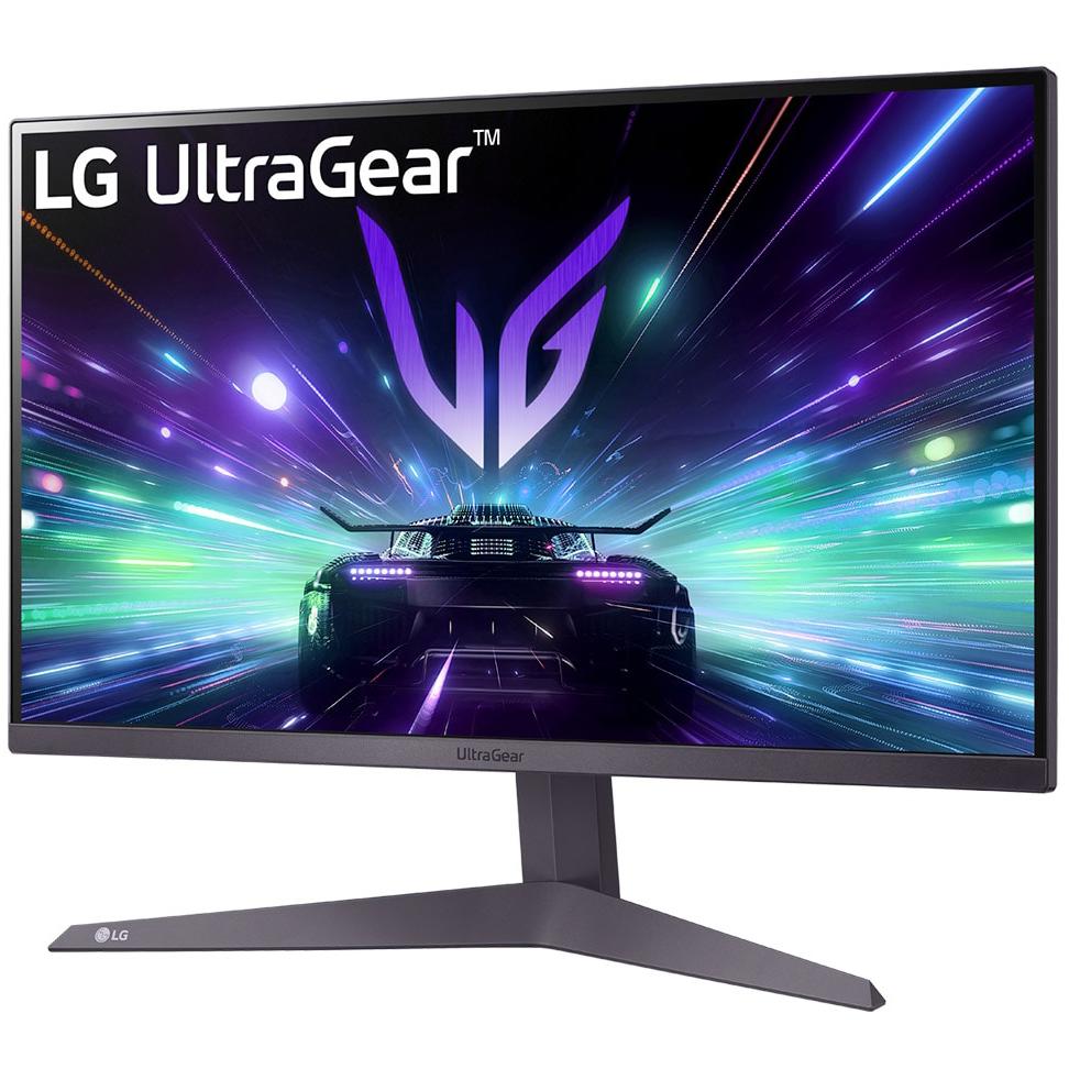 A large main feature product image of LG UltraGear 24GS50F-B 24" 1080p 180Hz VA Monitor