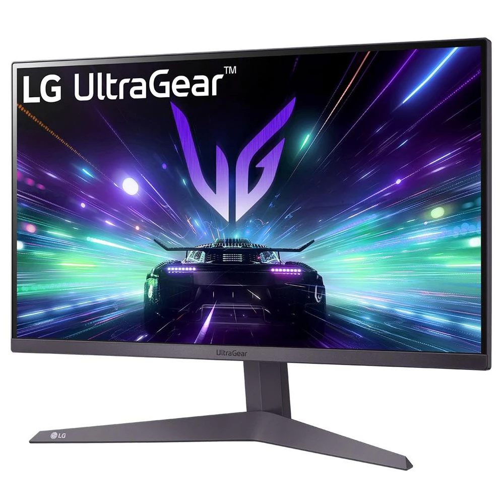 A large main feature product image of LG UltraGear 24GS50F-B 24" 1080p 180Hz VA Monitor
