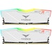 A product image of Team T-Force Delta RGB 32GB Kit (2x16GB) DDR4 C18 3600MHz - White