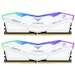 A product image of Team T-Force Delta RGB 32GB Kit (2x16GB) DDR5-6400 C32 (White)