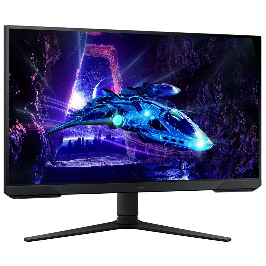 A large main feature product image of Samsung Odyssey G30D - 24" 1080p 180Hz VA Gaming Monitor