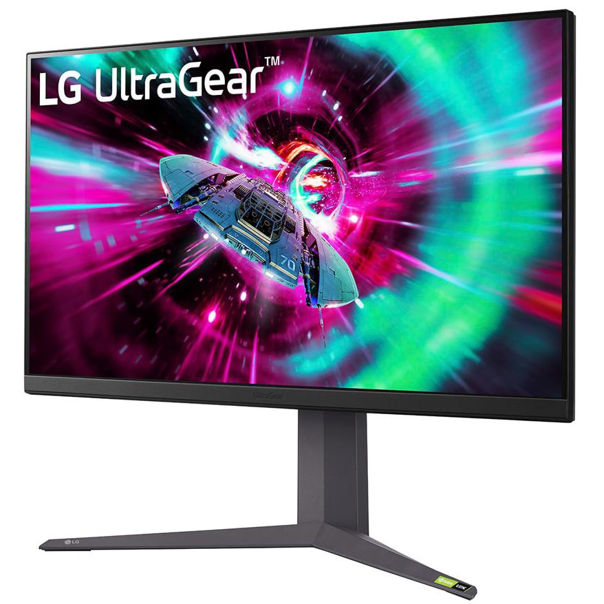 A large main feature product image of LG UltraGear 32GR93U-B - 32" 4K 2160p 144Hz IPS Gaming Monitor