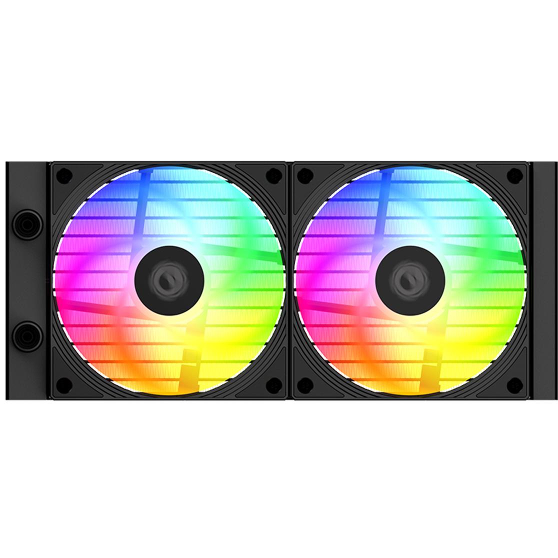 A large main feature product image of ID-COOLING FX240 INF 240mm ARGB AIO Liquid CPU Cooler (Black)