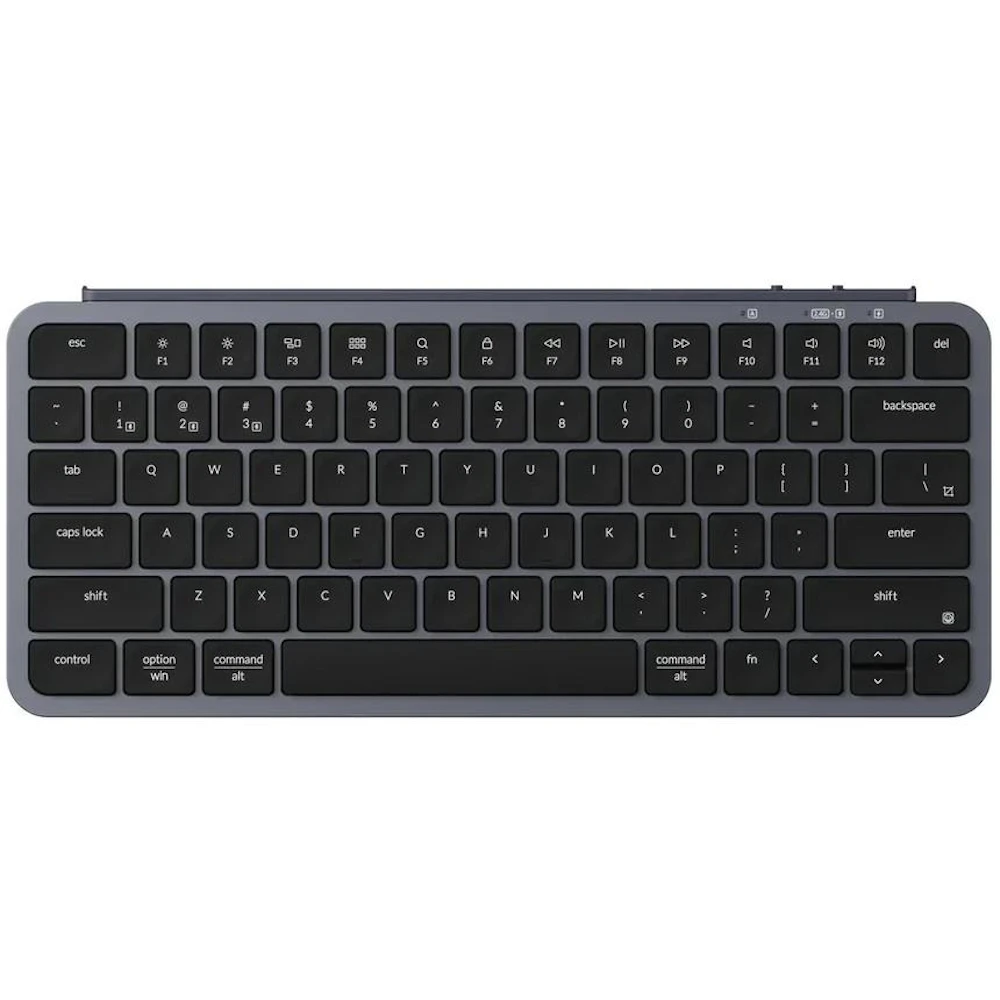 Keychron B1 Pro - Ultra-Slim Compact Wireless Keyboard (Space Grey)