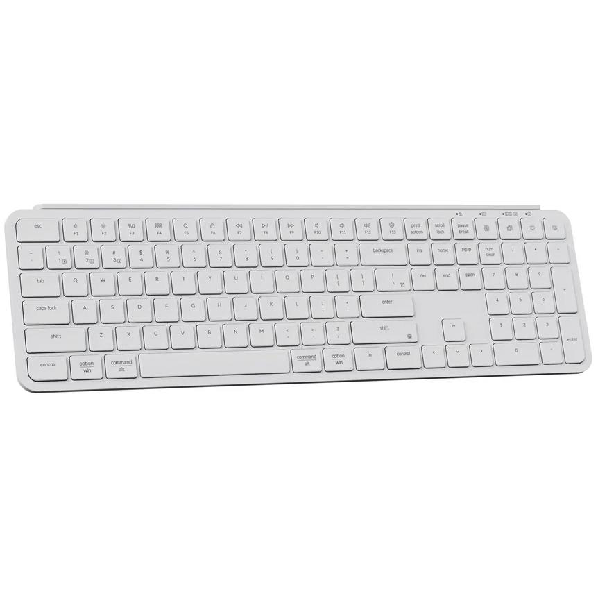A large main feature product image of Keychron B6 Pro - Ultra-Slim Wireless Keyboard (Ivory White)