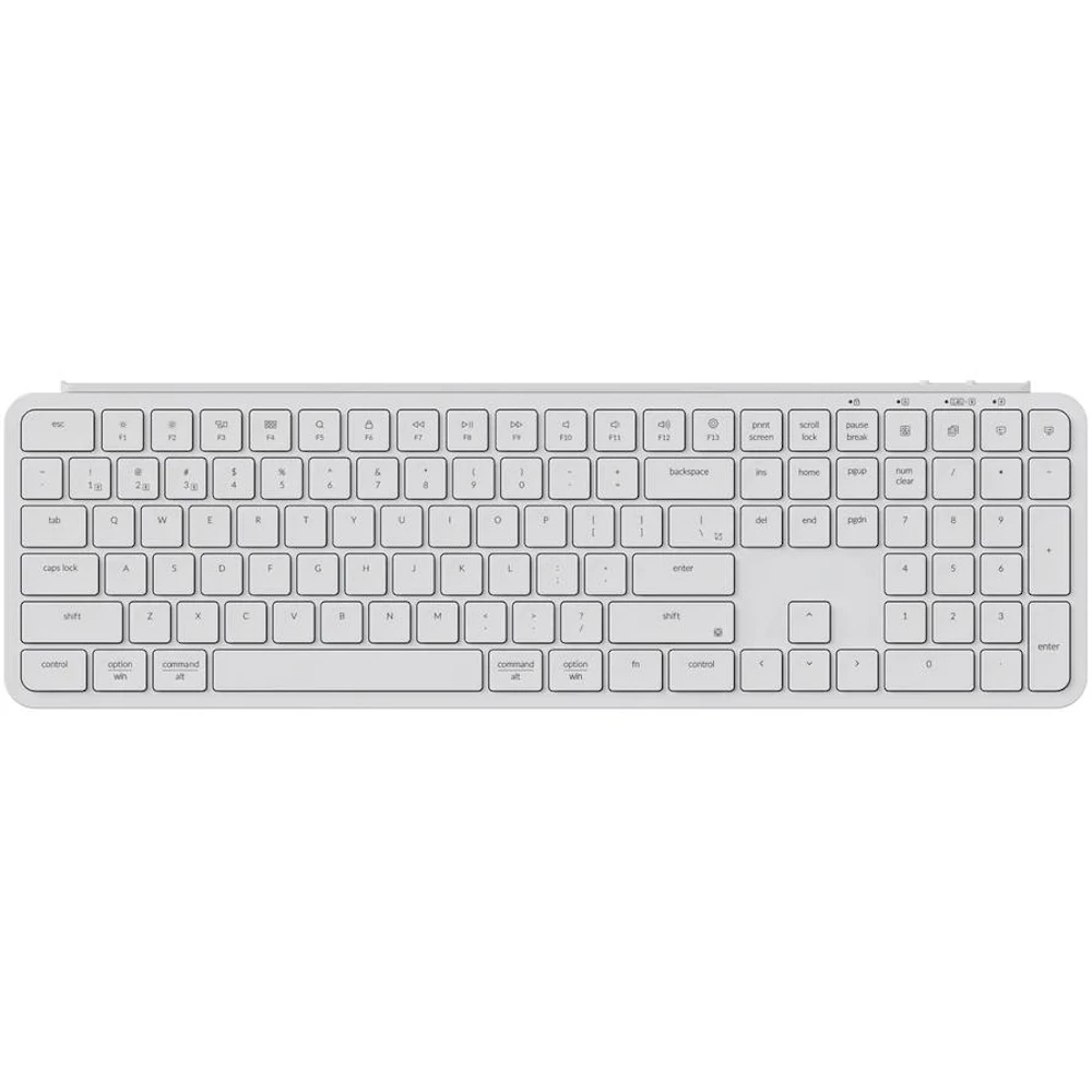 Keychron B6 Pro - Ultra-Slim Wireless Keyboard (Ivory White)