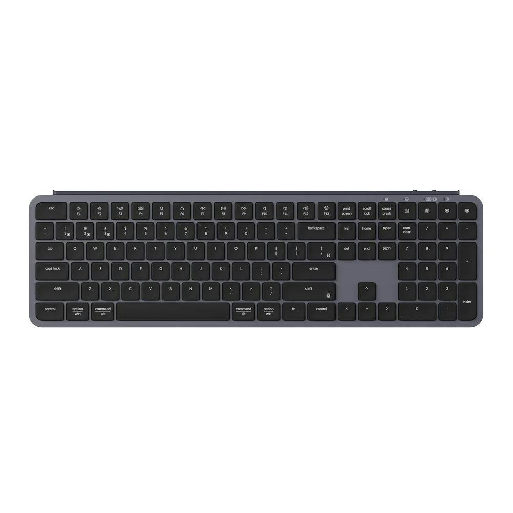 A large main feature product image of Keychron B6 Pro - Ultra-Slim Wireless Keyboard (Space Grey)