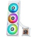 A product image of Lian Li HydroShift LCD 360R RGB 360mm AIO Liquid CPU Cooler - White