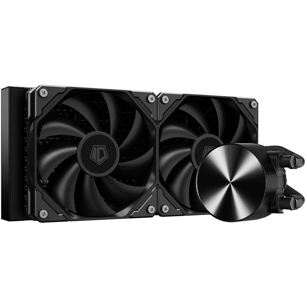 A large main feature product image of ID-COOLING FX240 PRO 240mm AIO Liquid CPU Cooler (Black)