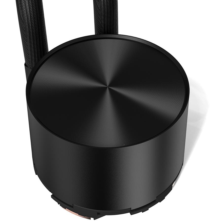 A large main feature product image of ID-COOLING FX240 PRO 240mm AIO Liquid CPU Cooler (Black)