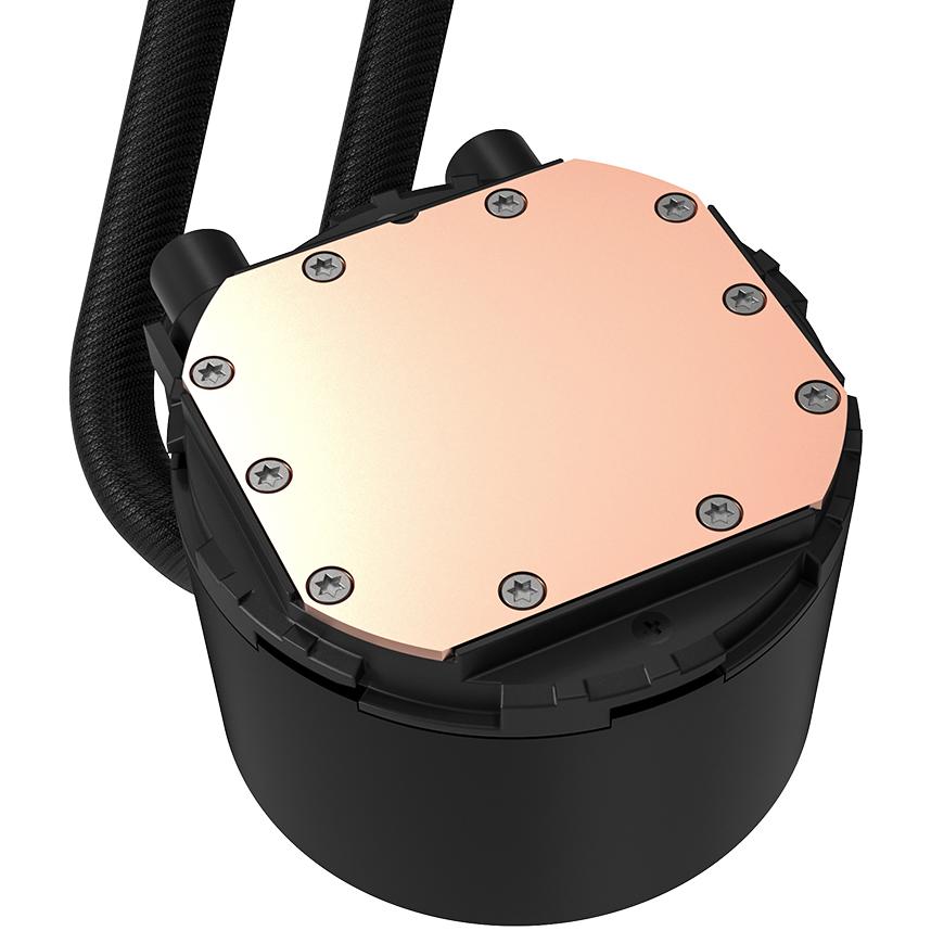 A large main feature product image of ID-COOLING FX240 PRO 240mm AIO Liquid CPU Cooler (Black)