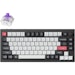 A product image of Keychron Q1 HE - 75% QMK Wireless Custom Mechanical Keyboard - Black (Gateron Double-Rail Magnetic Nebula Switch)