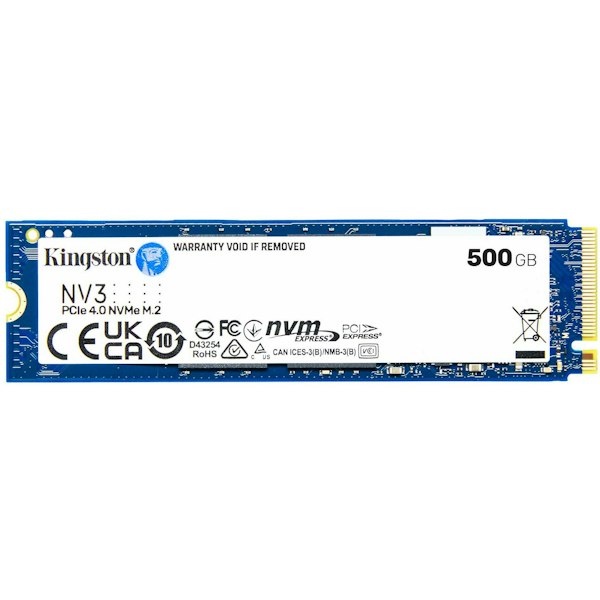 Kingston NV3 PCIe Gen4 M.2 2280 NVMe SSD